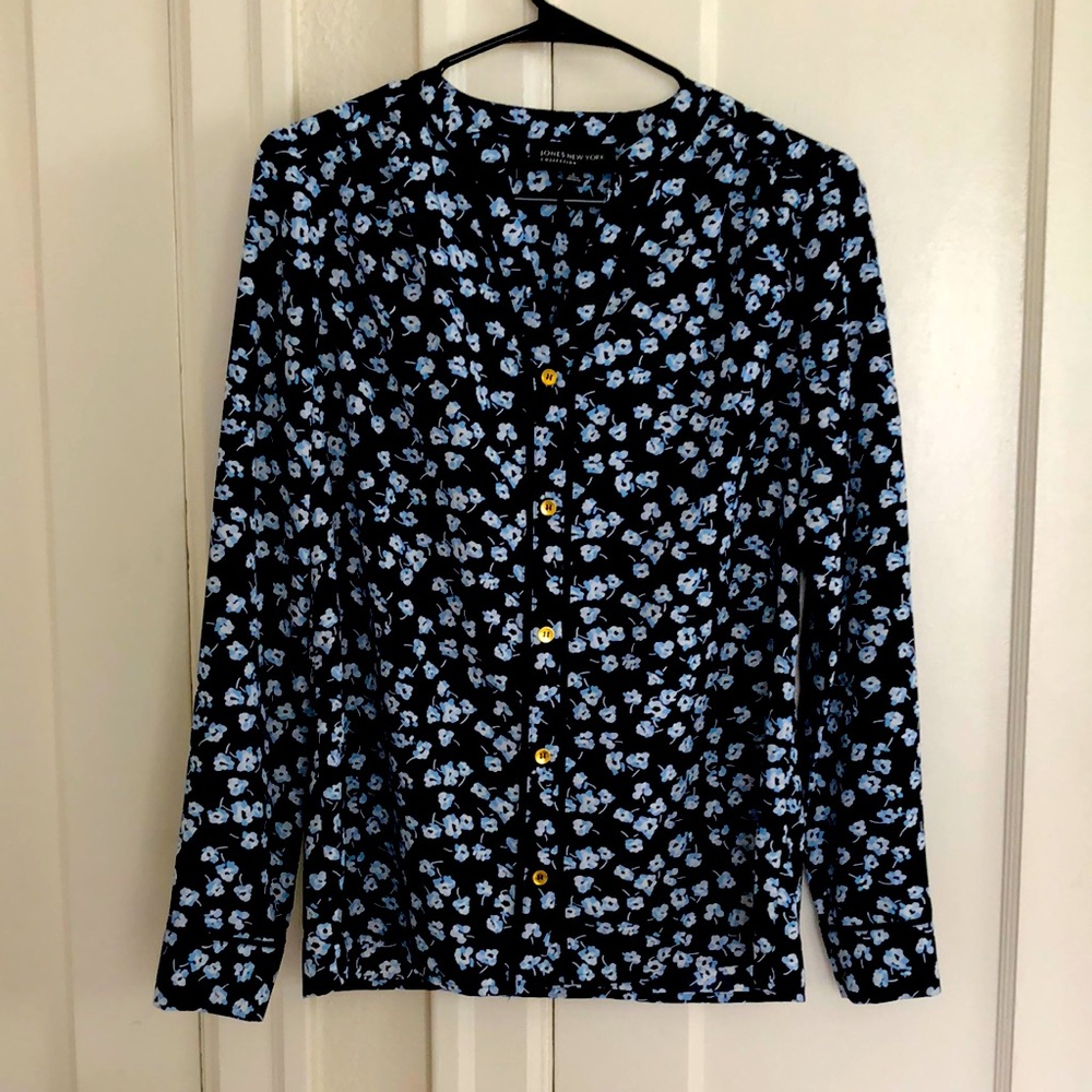 Jones New York Long Sleeve Blouse